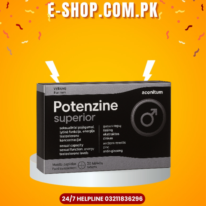 potenzine superior 30tablets in Lahore [03211836296]